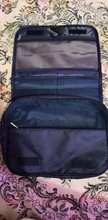 Conjunto de viaje de nailon para maquillaje para mujer, bolsa de cosméticos de alta capacidad para cuarto de baño, organizador de maquillaje, neceser colgante