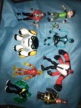 Figura de acción de PVC de Ben Tennyson, juguetes para niños, cuatro brazos, materia gris, Kineceleran, Diamondhead, Heatblast, Humongousaur, Rath, Vilgax, 11 Uds.