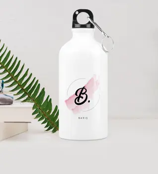 

Personalized B Head Case and Is Metal Water Bowl (500 ml.) Model 4