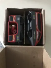 Mini coche teledirigido por Control remoto, juego de juguetes para trenes pequeños, trenes de juguete conectado con vías de ferrocarril de madera, juguete interesante