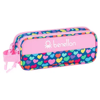 

Pencil pouch Benetton Cuori double