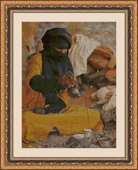 

CROSS STITCH KIT PANDATHREAD Ethnic and Tribes 1863