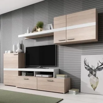 

Living room modulate FRAMES oak color Sonoma and white 260 cm