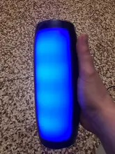 Bluetooth Speaker Column Boombox Led-Night-Light Fm-Radio Powerful Portable with Tf-Card