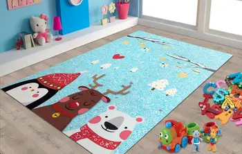 

Merry Christmas 9 Patterned Carpet ,Non Slip Floor Carpet,Teen's Carpet,Turkish Rug