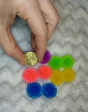 Cat Toy Ball Cat-Toys Spiky Funny Soft Creative Cute Colorful Stretch 10pcs