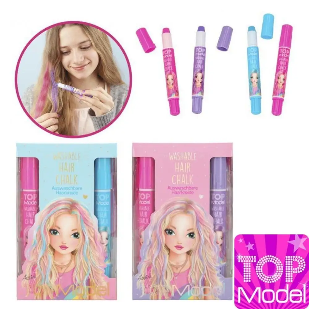 Tiza para pelo, Top Model, maquillaje para niñas, juguetes para niñas, juguetes niña 5 años, juguetes para niñas de 7 años