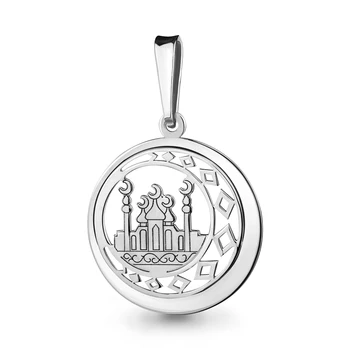 

Muslim aquamarine pendant without inserts, 925 sterling silver
