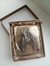Cigarette-Case Vintage Gift-Box Metal with for 20pcs 1pc Men's High-Quality