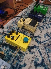 FLAMMA-Pedal de modulación FS05, Pedal de efectos de guitarra Digital estéreo con 11 efectos de modulación y 7 ranuras preestablecidas, Bypass verdadero