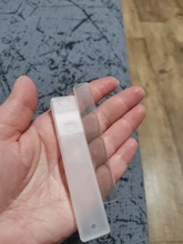 Lima de uñas profesional nanovidrio, lijado transparente, pulido, manicura artística