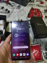 LG-Teléfono Móvil Inteligente V405EBW, smartphone Original con pantalla de 6,4 pulgadas, 6GB RAM, 64GB/128GB ROM, cámara Triple de 16MP, LTE, SIM única, reconocimiento de huella dactilar, desbloqueado