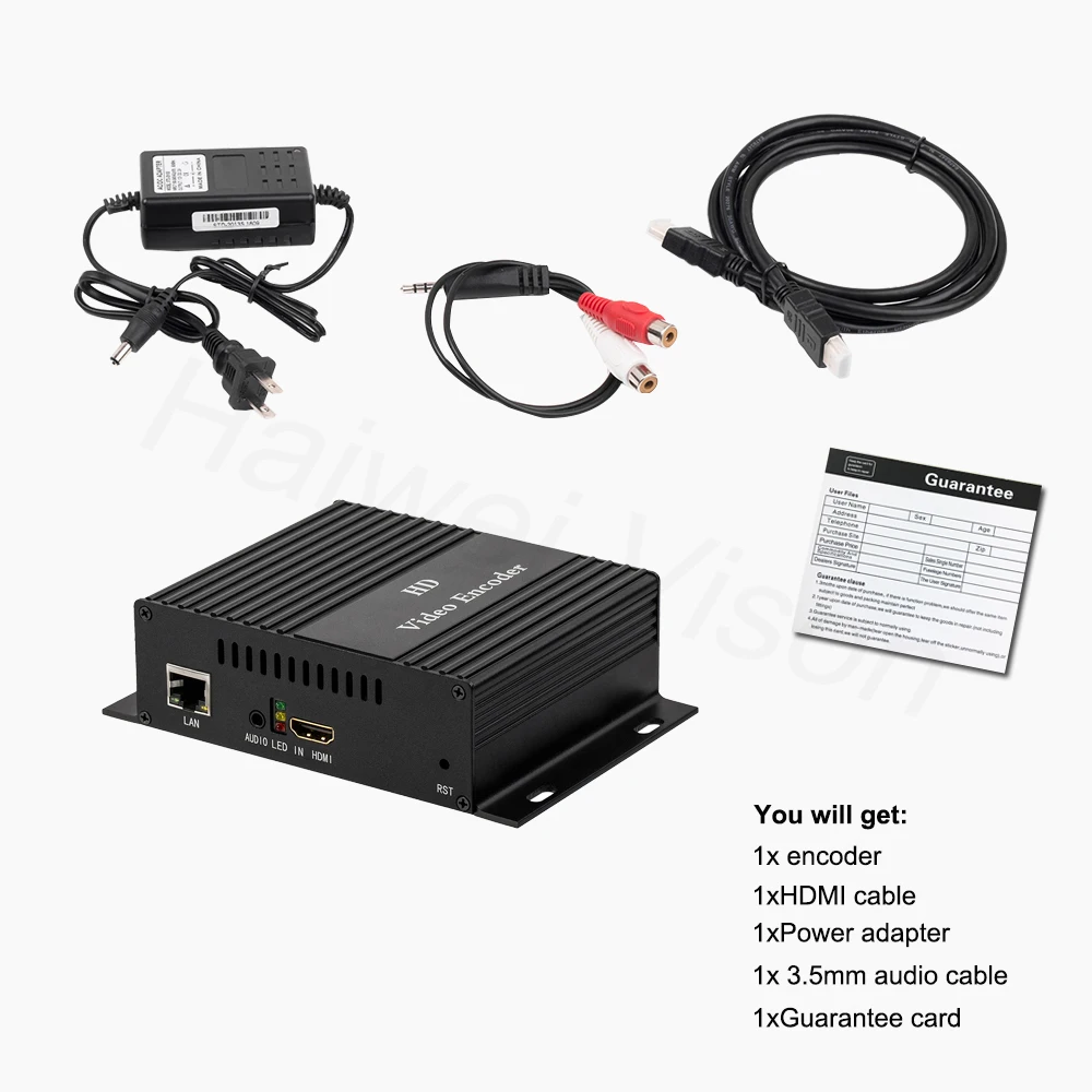 Кодировщик HWCODEC H3110CP H264 кодировщик HDMI IPTV беспроводной потоковой передачи видео с