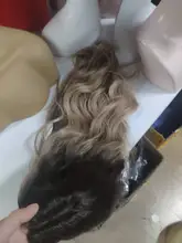 GEMMA-pelucas de cabello largo ondulado para mujeres negras, pelo sintético de parte media, para fiesta diaria, Cosplay, resistente al calor
