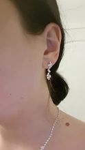 BLIJERY-Juego de joyas para mujer, para dama de honor, juegos de joyas para mujer con diamantes de imitación, collar de cristal, pendientes, conjuntos de joyas para baile de graduación y boda