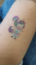 Animals Tattoo-Sticker Kids-Sets Rainbow Bear-Lion Cartoon for Children Unicorn 10pcs/Lot