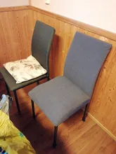 Chair-Cover Stretch Spandex Dining-Room Jacquard for 1-Pc Water-Repellent