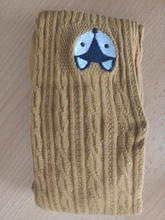 YWHUANSEN-pantimedias para niños de punto para primavera y otoño, medias de doble aguja de algodón para niñas, ropa de invierno con animales