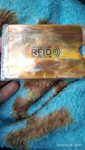 Nuevo Anti Rfid tarjetero para tarjetas bancarias de NFC de bloqueo lector Identificación de bloqueo de Bolsa de tarjeta de crédito de las mujeres de los hombres láser aluminio tarjeta caso proteger