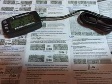 Inductive Tachometer Gauge Lawn-Mower Motorcycle RPM Enginebacklit Alert for ATV HM032B