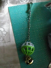 Parrot-Toys Pet-Supplies Hanging-Swing Parakeet Bell-Ball Chew Cockati Climb Cute Bite