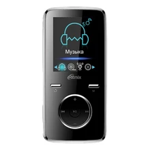 MP3 плеер RITMIX RF-4950 4Gb Black(Память 4 Гб+ MicroSD, ЖК дисплей, 20-20000 Гц, Li-Ion 170 мАч