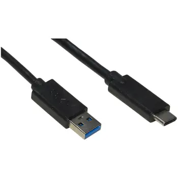 

LKC3018 1.8m USB to USB C male black USB cable
