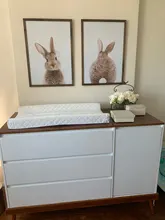Minimalist Painting Poster Picture Room-Decor Tail Wall-Art Nursery-Print Baby Bunny
