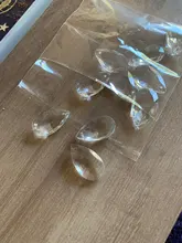 Pendant Jewelry Chandelier Suncatcher-Spacer Crystal-Prism Glass Faceted Clear Tear DIY