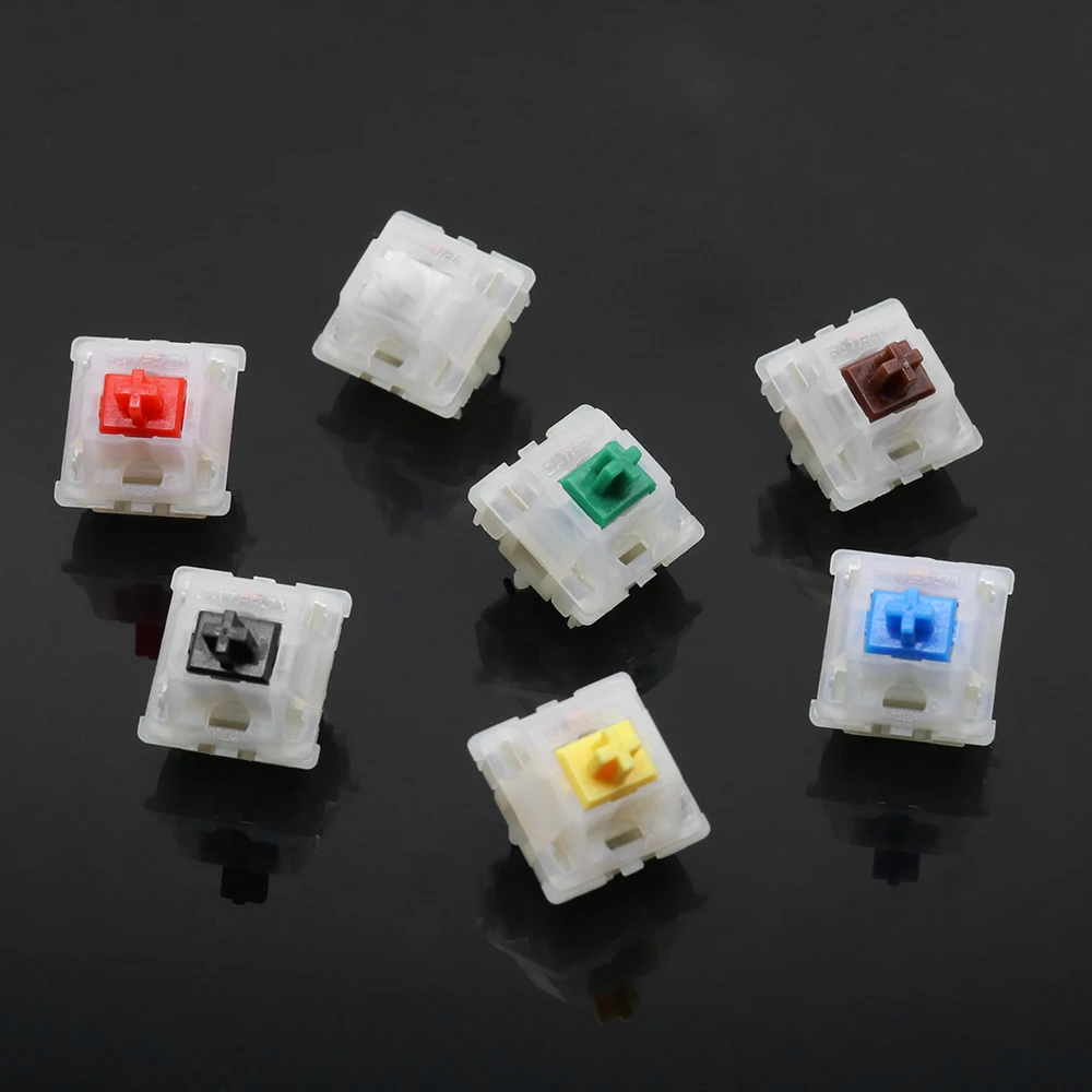 GATERON SMD Switch for Mechanical Keyboard RGB 5pin Linear Clicky Tactile Silent Game Mechanical Keyboard keyboard for multiple computers