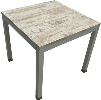 

Table DIXON metal top bilaminated vintage 80,5x80,5 cms.