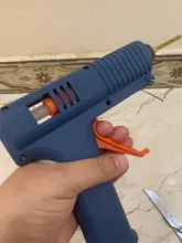 Pistola de pegamento de fusión en caliente de 150W, con Control de temperatura para el hogar, manualidades, fabricación Industrial, uso de barras de pegamento de 11mm, boquilla de cobre puro