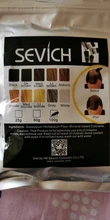 Sevich 100g 10 Color de cabello de queratina pérdida fibra de construcción el crecimiento del cabello de fibra de relleno de pérdida de cabello mezclador de corrector 50g de producto de cuidado del cabello