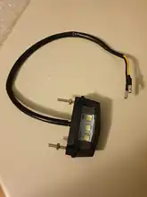 2021 New 12V Motorcycle License Plate LED light Waterproof Motorcycle License Light