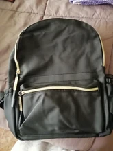 Mochila Oxford impermeable para mujer, bolso escolar negro para chicas adolescentes, gran capacidad, de viaje, 2019