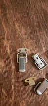 Toggle Hasp Latch Cabinet-Boxes Hardware Spring-Loaded Sliding-Door Mild-Steel Window
