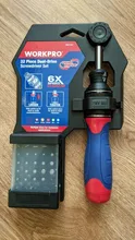 WORKPRO 32 in 1  6X Speed Screwdriver with Bits Set Home Repair Tool Free Shipping