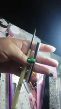AKiHi 11mm de pigmento de propileno pinceles de pintura y dibujo decoración de uñas 3D flor pluma herramientas con tapa