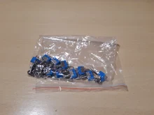 Spst-Switch Mini 2-Position MTS-101 10pcs 2-Pin ON-OFF Blue 250V/3A AC125V/6A 6mm