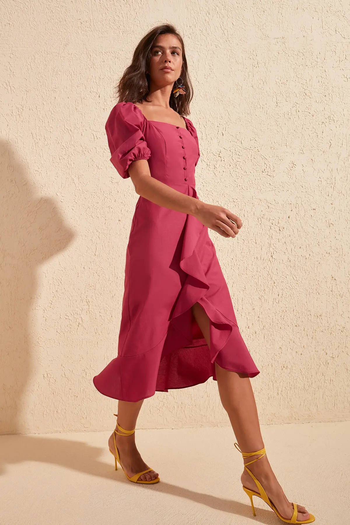 

Trendyol Flounces Dress TWOSS20EL1777