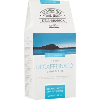 

Кофе молотый Compagnia Dell'Arabica Decaffeinato 250г