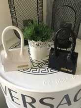 Jacquemus-Mini bolsos cruzados para mujer, bolso de marca famosa, de diseñador de lujo, con patrón de cocodrilo, 2021