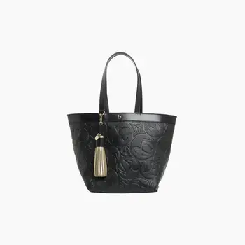 

Petusco Heritage-made handbag de Piel Elliot Medium Black