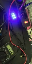 AC 70-500V 0,56 LED Digital del voltímetro del medidor de voltaje de voltios de instrumento herramienta 2 cables rojo verde azul pantalla 110V 220V de 0,56 pulgadas