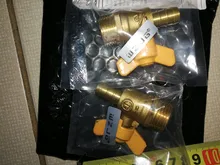 12mm Hose Barb x 1/2 BSP Male Thread Two Way Brass Ball Valve For Oil Water Air