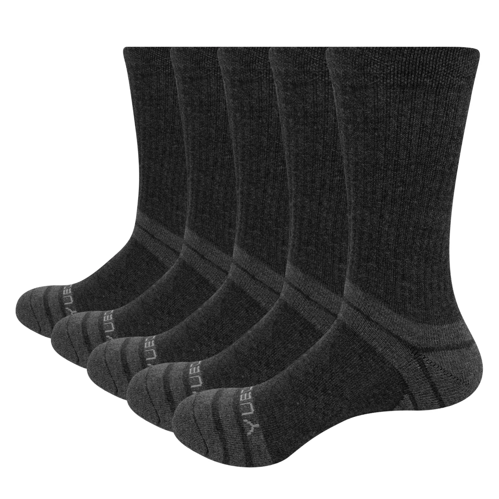 Yuedge Brand Men Socks Cushion Cotton Crew Athletic Sport Hiking Socks