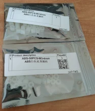 Screw-Bolt Washer Non-Threaded-Spacer Standoff Round Od7mm-14mm Nylon White Hollow M8