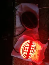 MICTUNING-Luz LED redonda para remolque, luz ámbar de 5,3 pulgadas con luz de freno/DRL/ Flow, señal de giro ámbar para coche, camión, barcos, Buses y furgonetas, 2 uds.