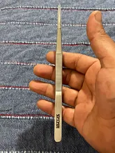 Pinzas puntiagudas de acero inoxidable alargadas, Grado Industrial, 18CM, para herramienta de reparación de teléfonos móviles