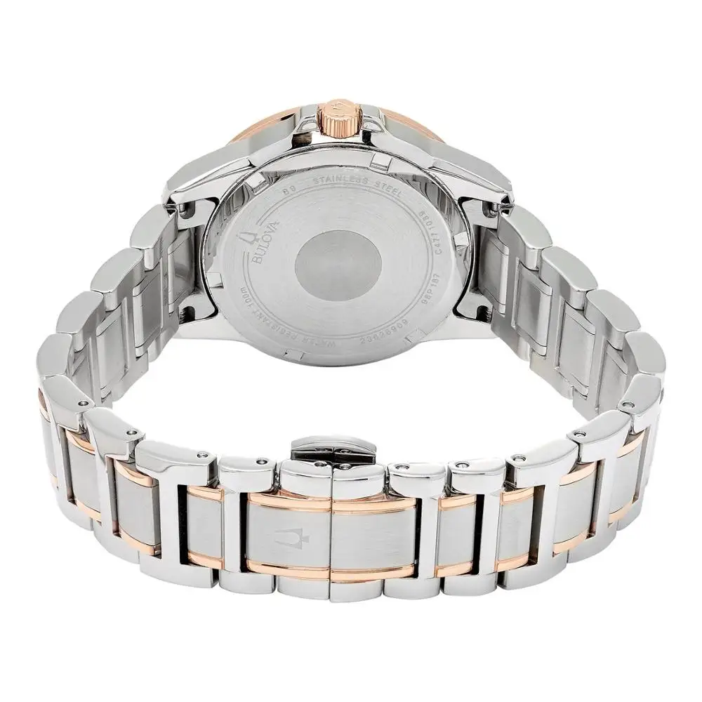 Наручные часы Bulova 98P187 женские кварцевые на биколорном браслете|Женские часы| |